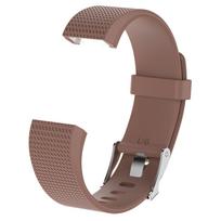 Fitbit Charge2 Silikoninis Tinklelio Dirželis Pakeitimas TPE Apyrankė Baltos Rožinės Juodos Kavos Rožinės Žalios Laivyno Violetinės Dangaus Roko Šviesiai Violetinės Šviesiai Pilkos Dangaus Spalvos Black,S black