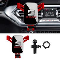 Automobilinis laikiklis Automobilio oro ventiliacijos spaustukas Išmaniajam telefonui GPS Laikiklis Seat Leon Ibiza Alhambra Exeo Altea Arona Mii IBL Automobilio priedai gray