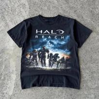 Y2K Juodas Halo Reach Žaidimų Reklaminis Marškinėlis, Žaidimų Marškinėlis, Dovanų Marškinėlis, Unisex Vinta L gray