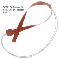 50W 12V 12X500Mm variklio alyvos bakas silikoninis šildytuvo padas guminis šildymo kilimėlio pašildymas one size