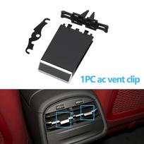 Galinės konsolės oro kondicionieriaus ventiliacijos grotelių dangtelis, oro kondicionieriaus slankiklio spaustukas, skirtas Maserati Ghibli 2014- 1PC ac vent clip black
