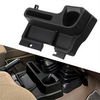 Centrinės konsolės daiktadėžės dėklas puodelio laikiklis Toyota Land Cruiser LC70 LC71 LC76 LC77 LC79 automobiliui Gėrimams black