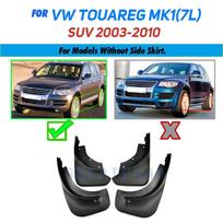 VW Touareg 1 Mk1 2003 - 2010 Purvasargiai Priekiniai Galiniai Purvo Atvartai Purvasaugiai Sparnas 2004 2005 2006 2007 2008 2003-2010 black