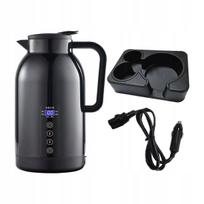 Automobilinis elektrinis virdulys 1300 ml 12 V 24 V su nerūdijančio plieno pagrindu, daugiafunkcinis
