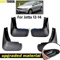 Set Mud Flaps For VW Jetta Mk6 A6 2011 2012 2013 2014 Vento Sedan Mudflaps Splash Guards Front Rear Mud Flap Mudguards Fender gray