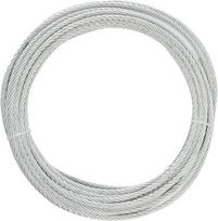 Fixman 858237 Cinkuota plieninė viela, sidabrinė, 6 mm x 10 m