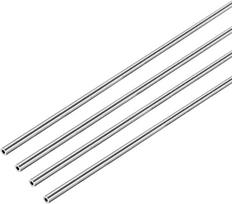 Top-vigor 4 vnt. 304 nerūdijančio plieno vamzdžių metalinis vamzdis 4 mm išorinis skersmuo 1 mm sienelės storis 250 mm ilgio besiūlis tiesus amatams baldams mašinoms