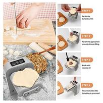 ABWR-Household Quicken-Dumpling Maker Press Mould Automatic Easy Dumpling Maker Tool USB Charging pilka