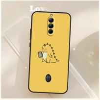 Cute Dinosaurs Case For ZTE Nubia Red Magic 10S 6S 7S 8S 9S 6 7 Pro For RedMagic 8 9 10 11 Pro Plus Cover Red Magic 9 Pro Plus white