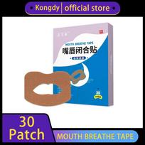 Skin-friendly Sleep Mouth Tape 30PCS, Gentle Mouth Closed Sticker blue