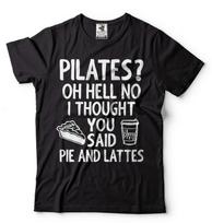 Funny Pilates Shirt Pilates Life Shirt Joke Shirt Pilates Workout Yoga Shirts L black