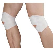 2pcs Silicone Gel Kneecaps Brace Knee Pad Support Wrap Strap Guard Protection for Running Basketball Sports Gym Sports China Mainland white