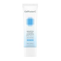 Vėsinantis ir drėkinantis kremas nuo saulės "Aquatica Cooling Sunscreen SPF50+ PA++++", Cell Fusion C
