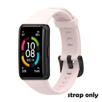 Reguliuojamas silikoninis dirželis, skirtas Huawei Honor Band 6 Pink gray