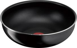 Tefal Ingenio Neo Hard Titanium Intense Wok Pan, 28cm Deep, Detachable Handle, for Gas Stoves Only [L43819] black