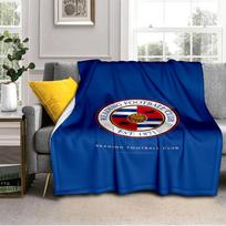 Football Reading Crest Blanket Lightweight Ideal Bedding Blanket Perfect for Travel, Camping, Living Rooms, Offices, Sofas, Fan Christmas gift 75x90cm