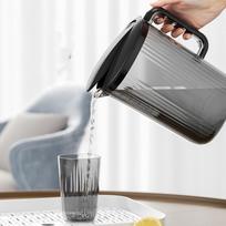 Large Volume Water Pitcher Wide Mouth Plastic Pitcher Multi Purpose Water Kettle  Beverage Serving žalia