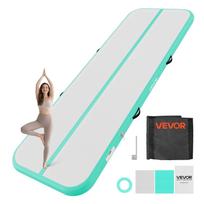 VEVOR pripučiamas gimnastikos oro čiužinys 3m treniruočių čiužiniai su elektriniu siurbliu, 10 cm storio tvirtas akrobatikos takas