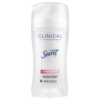 Secret Strength SecretClinicalStrength Clinical+ Antiperspirant/Deodorant Clear Solid Powder Protection 73g white