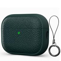 for AirPods Pro 3/Pro 2/4 Case Soft TPU (Leather-Like Design) Protection Case with and Cleaning Kit For AirPods Pro 3/4 for AirPods 4 oranžinė