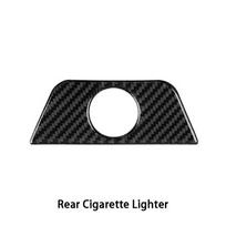 1Pcs Carbon Fiber Car Square Rear Cigarette Lighter Trim Car Styling For BMW New X3 X4 G01 G02 G08 2018-2022 Car Cigarette Lighter black