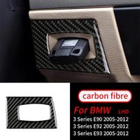 BMW E90 E92 E93 3 serijai 2005-2012 Tikro anglies pluošto automobilio interjero uždegimo jungiklio raktų skylutės lipdukas Decal Apsauginė dekoracija B gray