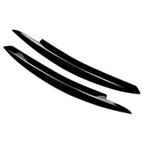 ABS automobilio priekinių žibintų vokų apdangalo lempa antakių dangtelio apdailos lipdukas tinka Volkswagen VW Golf 6 MK6 2008-2013 auto juoda
