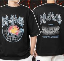 Def Leppard 2025 Tour  T-shirt, size S-4XL S gray