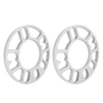 2Pcs 10mm Aluminum Alloy Wheel Spacers Shims Universal Fit for 4 5 Stud Wheel gray