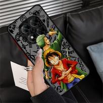 Anime One Piece Luffy Zoro Funda Back Phone Cover Case for Xiaomi Redmi Note 14 14C A4 11 12 13C 13 Pro Plus 9S 10 Redmi Note 13 5G gray