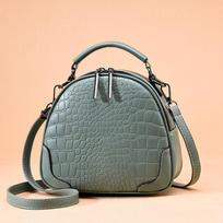 New crocodile leather pattern women's bag mother bag versatile small bag shoulder bag messenger bag texture small bags 21*9*19 juoda