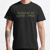 directed by David Lynch T Shirt Funny Novelty Birthday Gift Retro twin peaks XL black