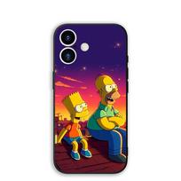 Cover for Samsung Galaxy S25 S24 S23 Fe Ultra Plus S7 Edge A05 A06 A16 A15 A35 Protective Phone Case The S-Simpsons Comics Bart Galaxy A16 blue