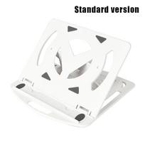 Plastic Notebook Computer Stand Foldable Adjustable Laptop Stand Ergonomic Angled Heat Dissipation Computer Support Bracket white