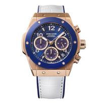 Angel Clover Exventure Solar Ceramic Watch EVS45PBU-WH Blue Dial 45mm Case 10 ATM Water Resistant Mineral Glass Men's Wristwatch mėlyna