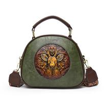 High Quality Printing Leather Multilayer Women Messenger Bag Designer Lady Shoulder Bags Printing Trendy Crossbody Bolsas Sac A 19cm 9cm 17cm šviesiai ruda spalva