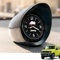 SUVVNE Automobilinis analoginis šviečiantis laikrodis Jimny išskirtinis automobilio stalo laikrodis juoda