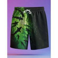Men's Essential Casual Shorts Outdoor Wear Animal 3D Printed Shorts Loose Casual Plus Breathable Cool Summer Versatile Shorts S