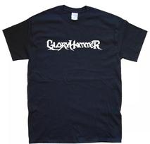GLORYHAMMER T-SHIRT sizes S M L XL XXL 3 4 XL Black, White 3XL gray