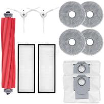 Accessories Kit For Roborock Qrevo,Vacuum Cleaner Replacement Parts,Main Brush,Filter,Dust Bag,Mop Pads Kit 2 gray