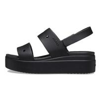 Crocs Brooklyn Platform Sandal Open Toe Outdoor Breathable Beach Sandals Women Black 210676-001 39-40 black