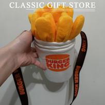 Anime Cartoon Burger French Fries Plush Toy Child Pillow Toys Cute Stuffed Kids Toy Gift Soft Stuffed Plush Birthday Gif red