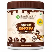 Pure Nutrition Vaikų baltymų milteliai 400g | Maistingas gėrimas vaikams nuo 4 iki 15 metų | 9g baltymų, 2 mlrd. KSV probiotikų, 3g skaidulų | Šokolado skonio |