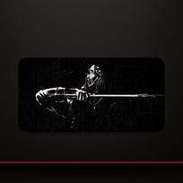 Dishonored Mouse Pad Play Mat,Large XXL90x40cmx5mm,stitch Desk Mats,Gaming Accessories,PC Parts 30cmx60cm black