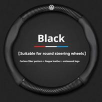 Odinis automobilio vairo užvalkalas Volkswagen VW Golf 7 Mk7 Touran Up Naujam Polo Jetta Passat B8 Tiguan Gti Gte Automobilių priedai black