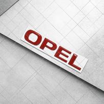 Metalo 3D OPEL Corsa Astra Adam Insignia GTC Movano Zafira Logotipas Automobilio Stilius Galinės Bagažinės Raidės Emblema Lipdukas Automobilio Aksesuarai white