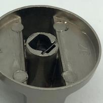 8 vnt. viryklės rankenėlės 6 mm metalinis sukamasis dujų diapazono jungiklis, skirtas virtuvės viryklės mašinos valdymui pakeisti black