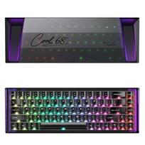 DAREU COOL68 Magnetic Switch Keyboard, RT E-Sports Gaming Mechanical Keyboard, 8K Polling Rate, Hot-Swappable juoda