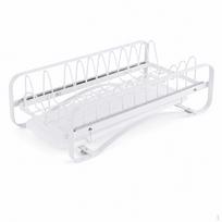 DrawerType Dish Drying Rack, Drainer, Carbon Steel, Powder Coating, White, For Small Kitchens, balta
