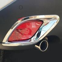 1 pora buferio automobilio galinių žibintų rūko žibintas chromuotas apdailos žibinto gaubto rėmo apdailos dangtelis Mazda Cx-5 Cx5 2013 2014 brown